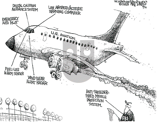 Matt Davies on Wednesday August 13, 2003 Comic Strip