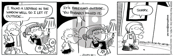 Soup to Nutz - Old on Friday November 26, 2004 Comic Strip