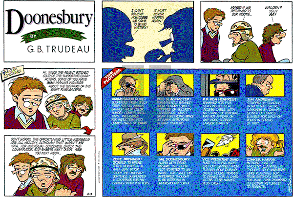Doonesbury on Sunday October 13, 1991 Comic Strip