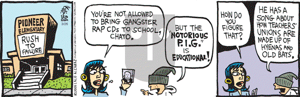 La Cucaracha on Thursday March 26, 2009 Comic Strip