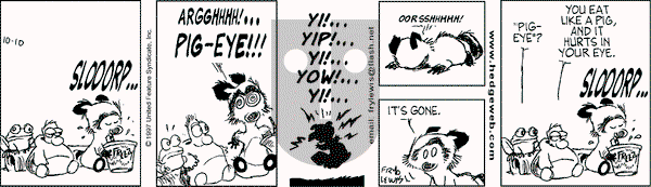 Over the Hedge on Friday October 10, 1997 Comic Strip