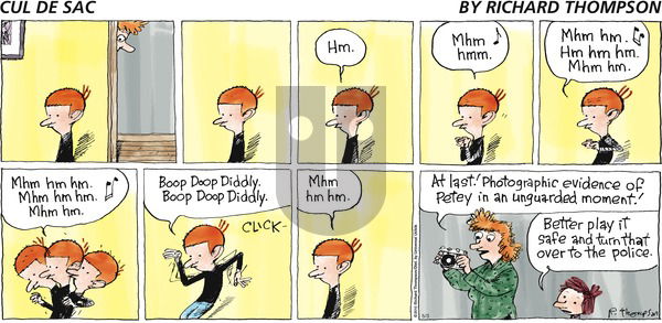 Cul de Sac on Sunday May 3, 2015 Comic Strip