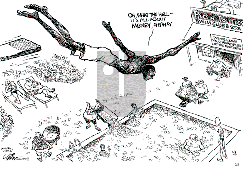 Pat Oliphant on Wednesday February 8, 2012 Comic Strip