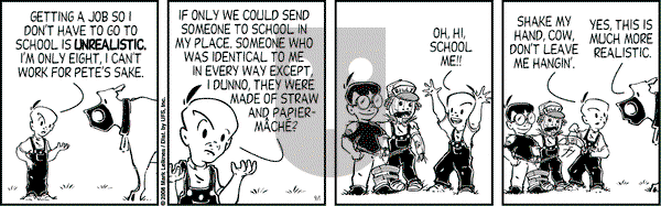 Cow and Boy Classics on Monday September 1, 2008 Comic Strip
