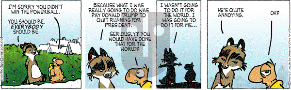 Over the Hedge on Saturday February 6, 2016 Comic Strip