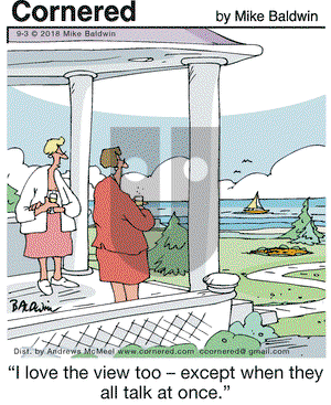Cornered on Monday September 3, 2018 Comic Strip