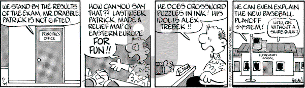 Drabble on Friday May 24, 1996 Comic Strip