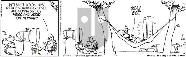 Over the Hedge on Thursday June 10, 1999 Comic Strip