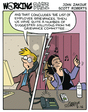 Working Daze on Tuesday August 26, 2008 Comic Strip