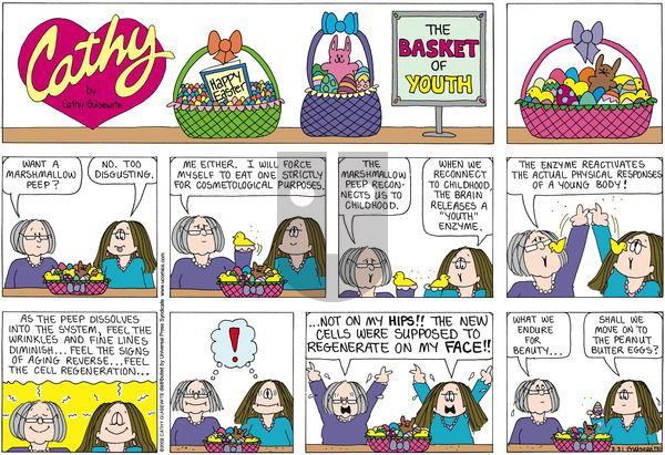 Cathy Classics on Sunday March 31, 2002 Comic Strip