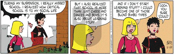 Luann on Tuesday October 25, 2005 Comic Strip