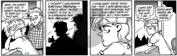 Doonesbury on Friday November 3, 1995 Comic Strip