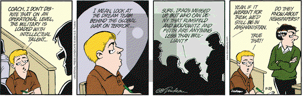 Doonesbury on Saturday November 25, 2006 Comic Strip