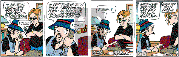 Doonesbury on Thursday July 26, 2001 Comic Strip