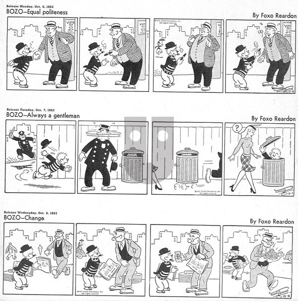 Bozo on Friday April 25, 2025 Comic Strip