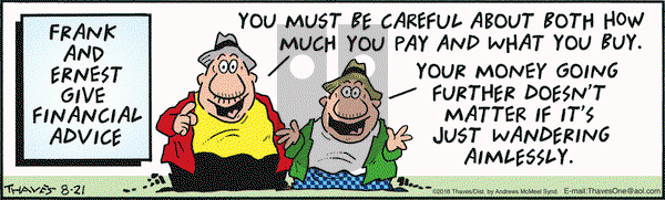 Frank and Ernest - Tuesday August 21, 2018 Comic Strip