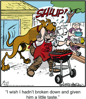 Marmaduke on Friday April 8, 2016 Comic Strip
