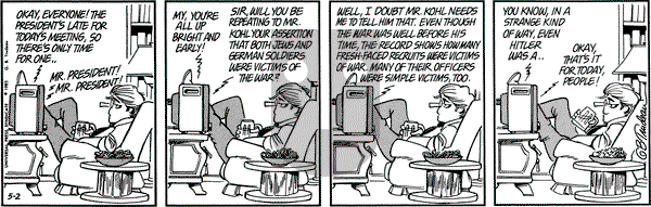 Doonesbury on Thursday May 2, 1985 Comic Strip