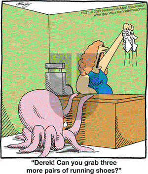 In the Bleachers on Saturday December 21, 2019 Comic Strip