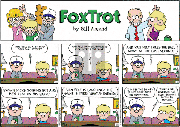 FoxTrot on Sunday October 3, 2004 Comic Strip