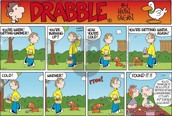 Drabble on Sunday April 16, 2017 Comic Strip