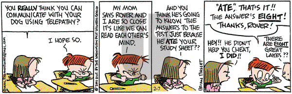 Red and Rover on Wednesday February 7, 2001 Comic Strip
