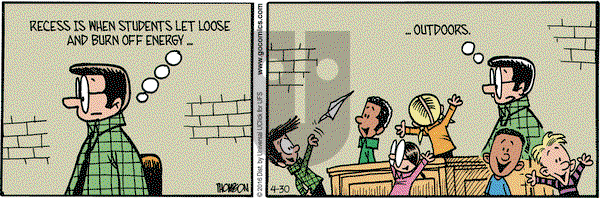 Grand Avenue on Saturday April 30, 2016 Comic Strip
