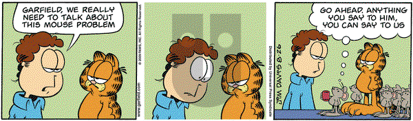 Garfield on Wednesday August 26, 2009 Comic Strip