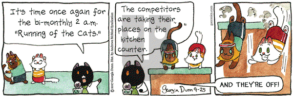 Breaking Cat News on Monday September 25, 2017 Comic Strip
