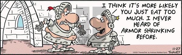 Frank and Ernest on Friday November 27, 2020 Comic Strip