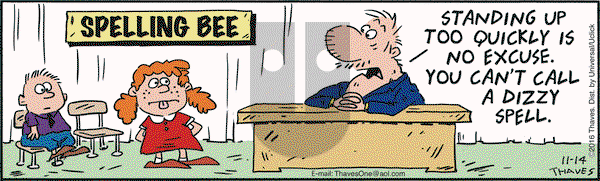 Frank and Ernest on Monday November 14, 2016 Comic Strip
