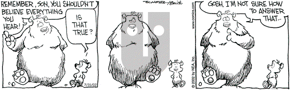The Grizzwells on Wednesday July 31, 2002 Comic Strip