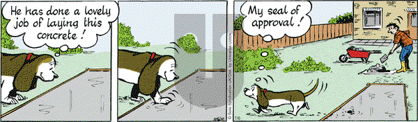 Fred Basset on Wednesday July 6, 2016 Comic Strip
