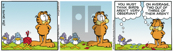 Garfield on Friday February 4, 2005 Comic Strip