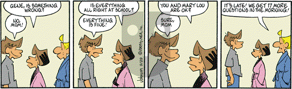 Arlo and Janis - Tuesday September 29, 2009 Comic Strip