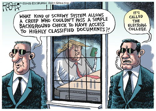 Rob Rogers on Sunday February 18, 2018 Comic Strip