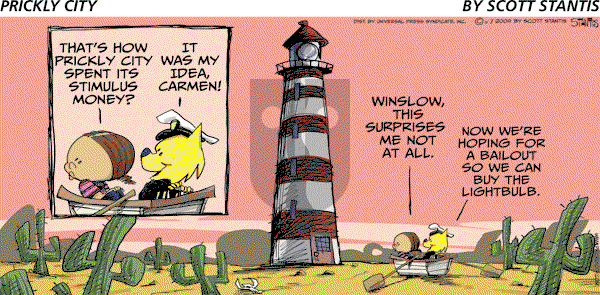 Prickly City on Sunday June 7, 2009 Comic Strip