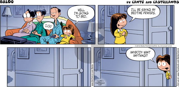 Baldo on Sunday January 29, 2012 Comic Strip
