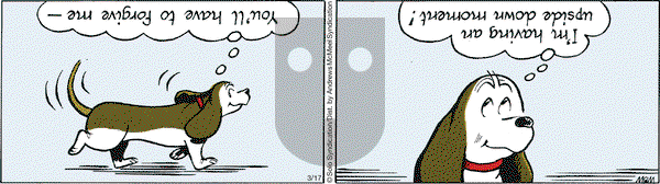 Fred Basset on Friday March 17, 2017 Comic Strip