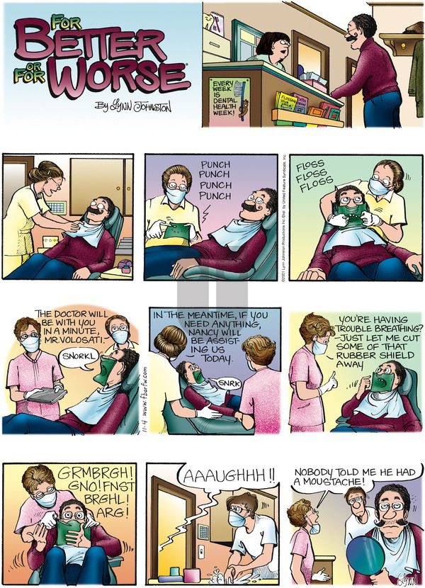 For Better or For Worse on Sunday November 4, 2001 Comic Strip