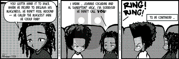 The Boondocks on Thursday May 8, 2025 Comic Strip