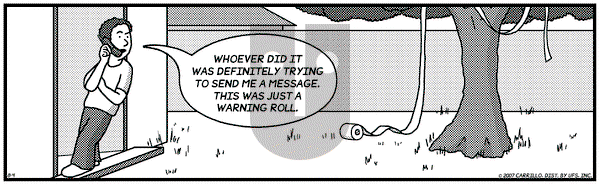 F Minus - Saturday August 4, 2007 Comic Strip