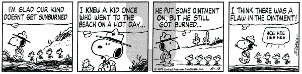 Peanuts on Monday August 13, 1979 Comic Strip
