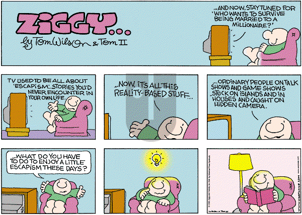 Ziggy - Sunday November 5, 2000 Comic Strip