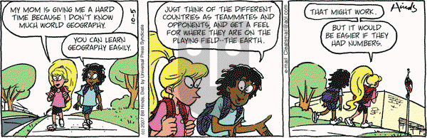 Cleats on Friday October 5, 2007 Comic Strip