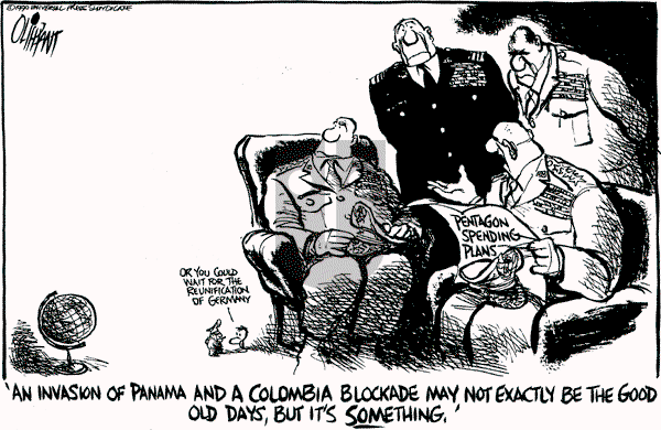 Pat Oliphant - Tuesday January 9, 1990 Comic Strip