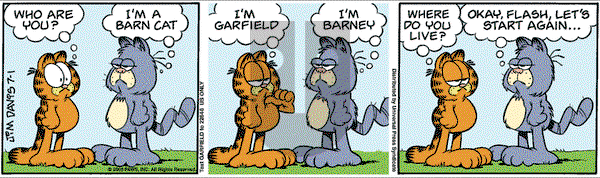 Garfield on Tuesday July 1, 2008 Comic Strip