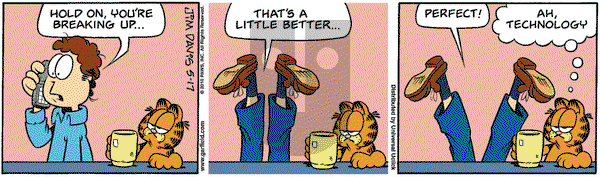 Garfield on Monday May 17, 2010 Comic Strip