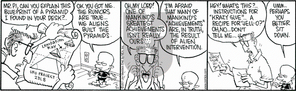 Monty on Monday April 30, 2001 Comic Strip