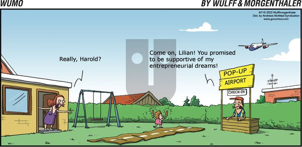WuMo - Sunday August 7, 2022 Comic Strip